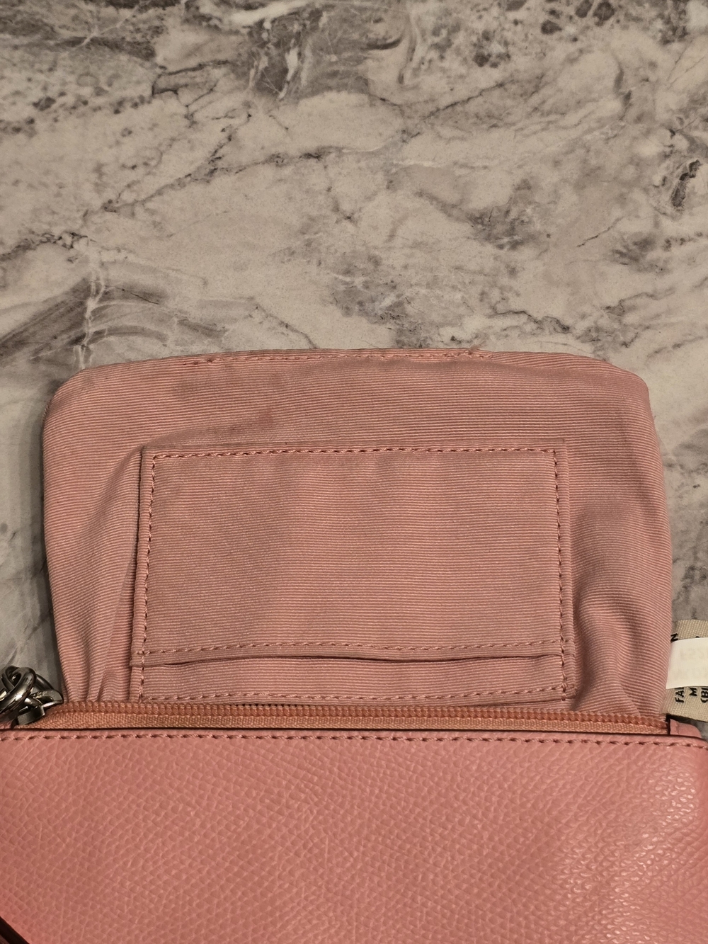 Coach Pink Pebbled Leather Wristlet - Picture 9 of 12